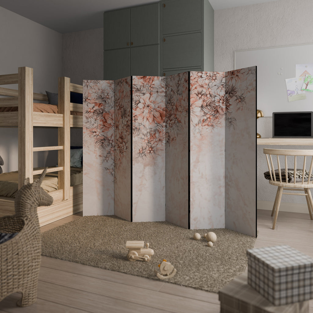 MARBLE GARDEN FANTASY Dekorativer 6-teiliger Raumteiler