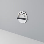 POPPY ALLURE Ovales Kunstregal in Schwarz