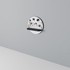 POPPY ALLURE Rundes Kunstregal in Schwarz