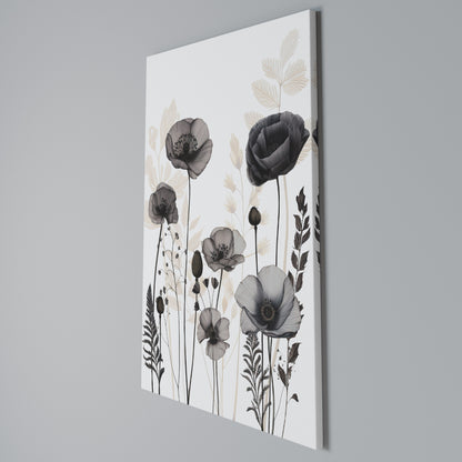 POPPY ALLURE Vertical Canvas Print