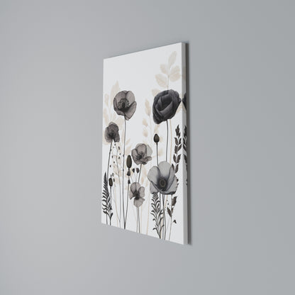 POPPY ALLURE Vertical Canvas Print