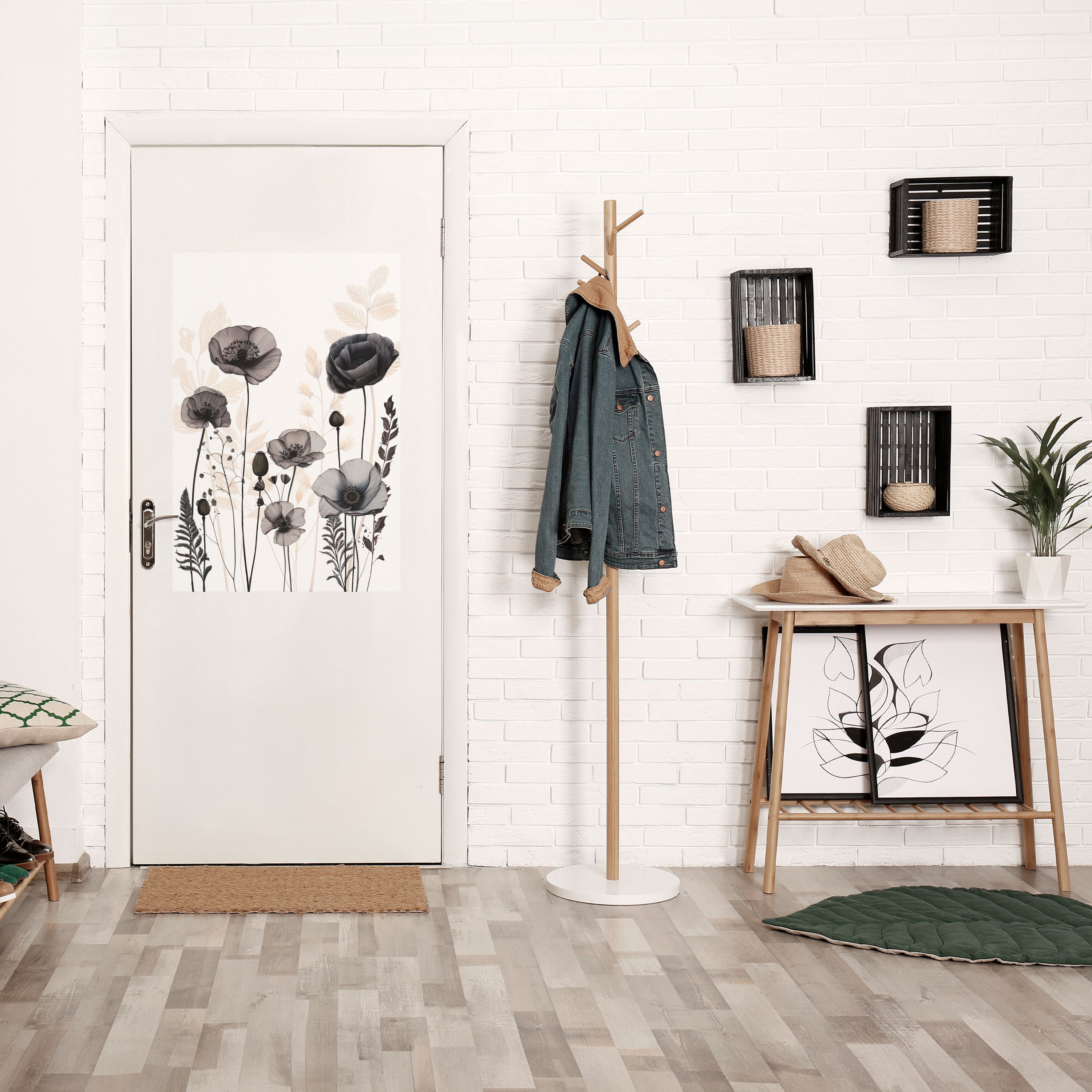 POPPY ALLURE Vertikales Poster zum Abziehen und Aufkleben