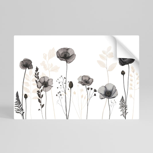 POPPY ALLURE Selbstklebendes Horizontal-Poster