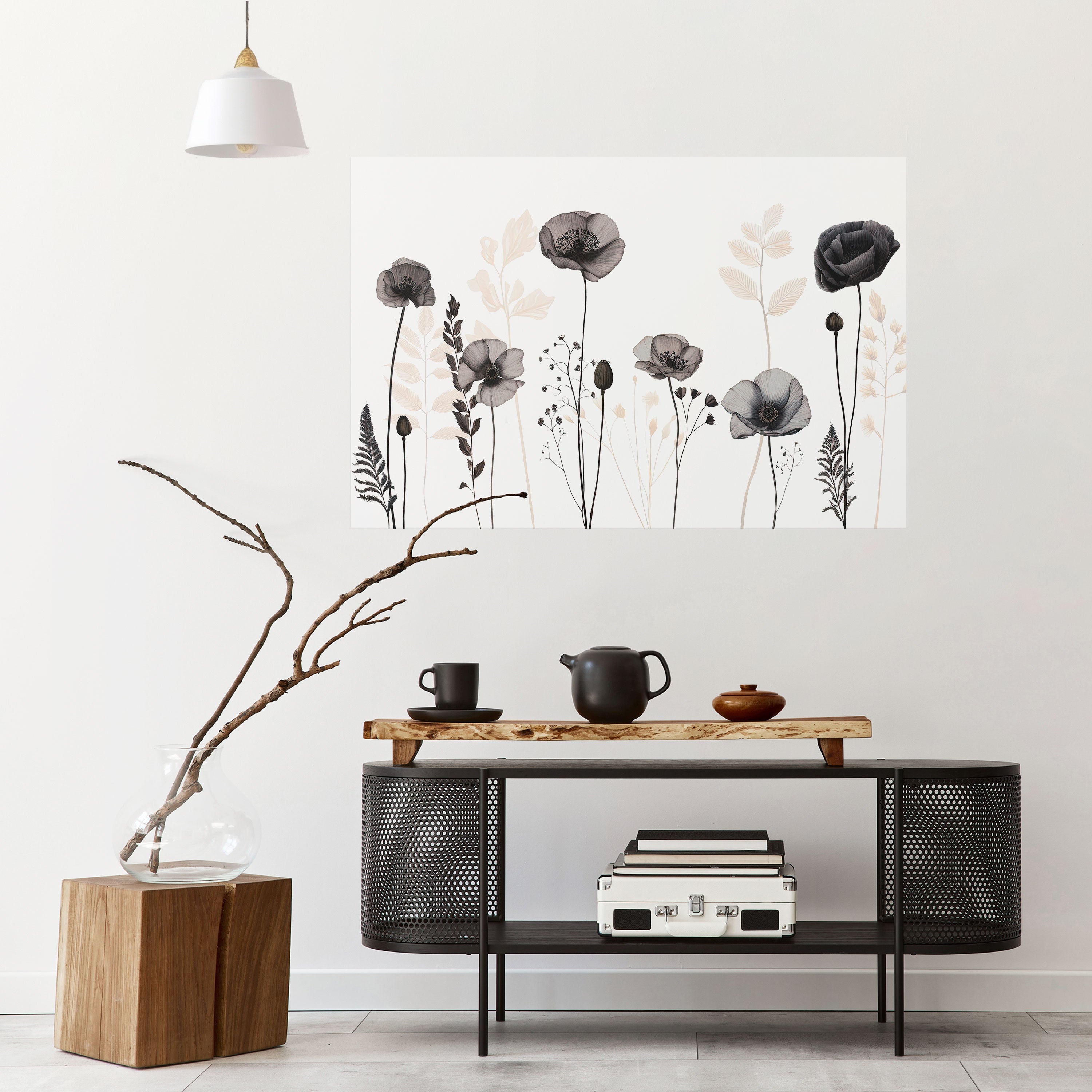 POPPY ALLURE Horizontales Poster zum Abziehen und Aufkleben