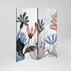 ORGANIC ASSEMBLAGE Dekorativer Paravent - 4-teilig