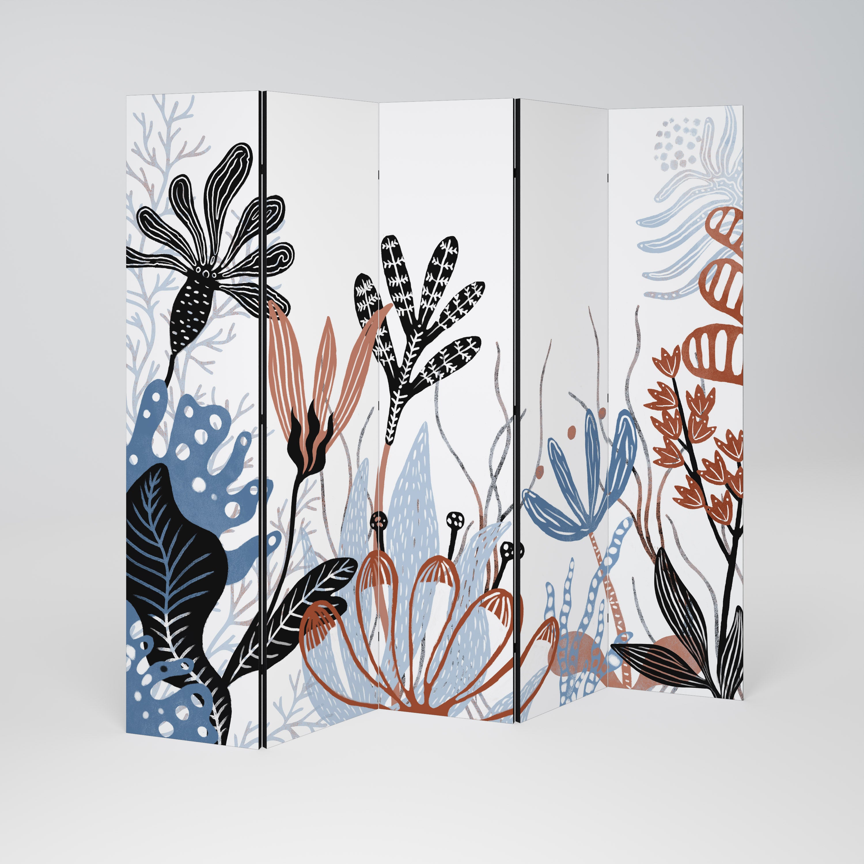 ORGANIC ASSEMBLAGE 5-Panel Room Divider
