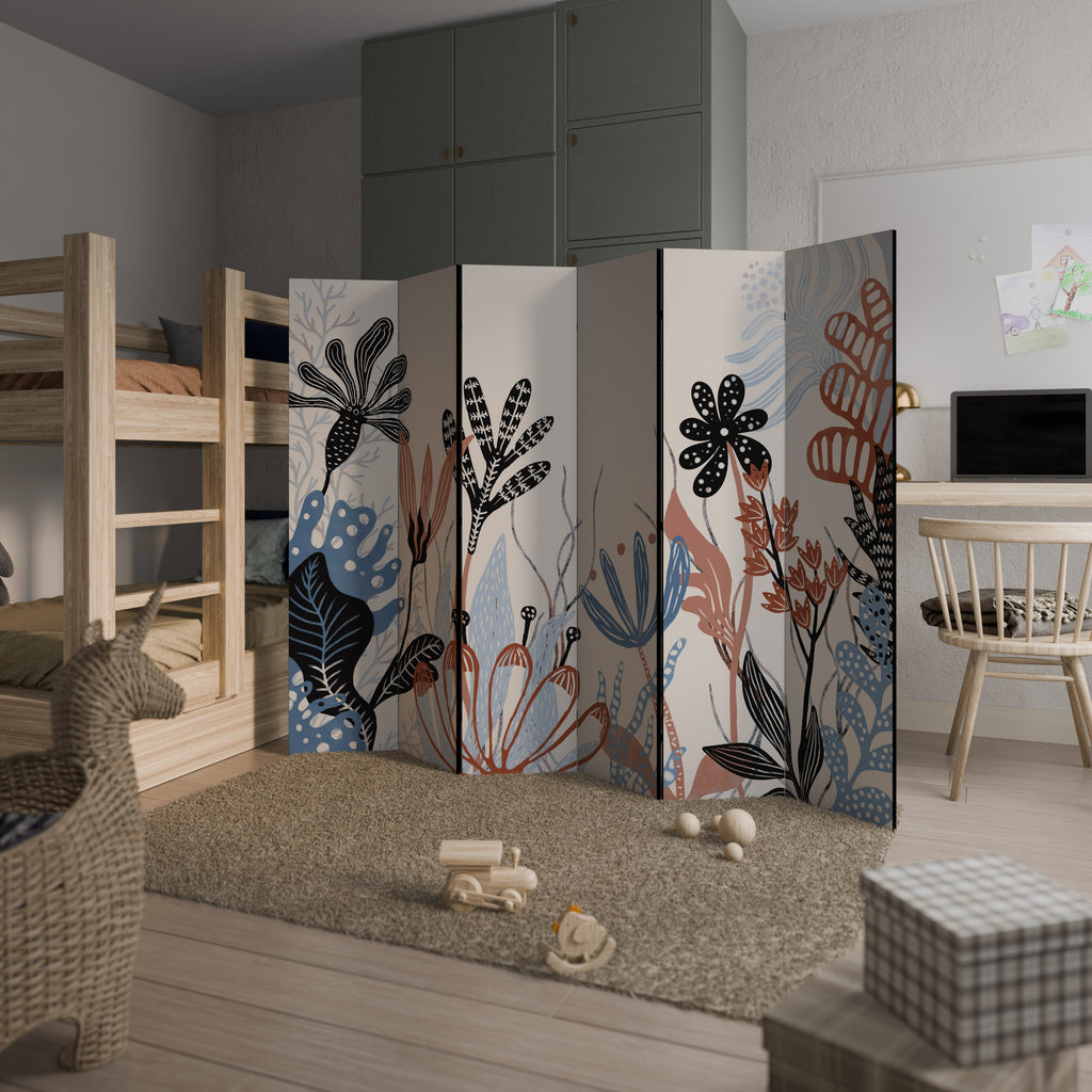 ORGANIC ASSEMBLAGE Dekorativer 6-teiliger Raumteiler