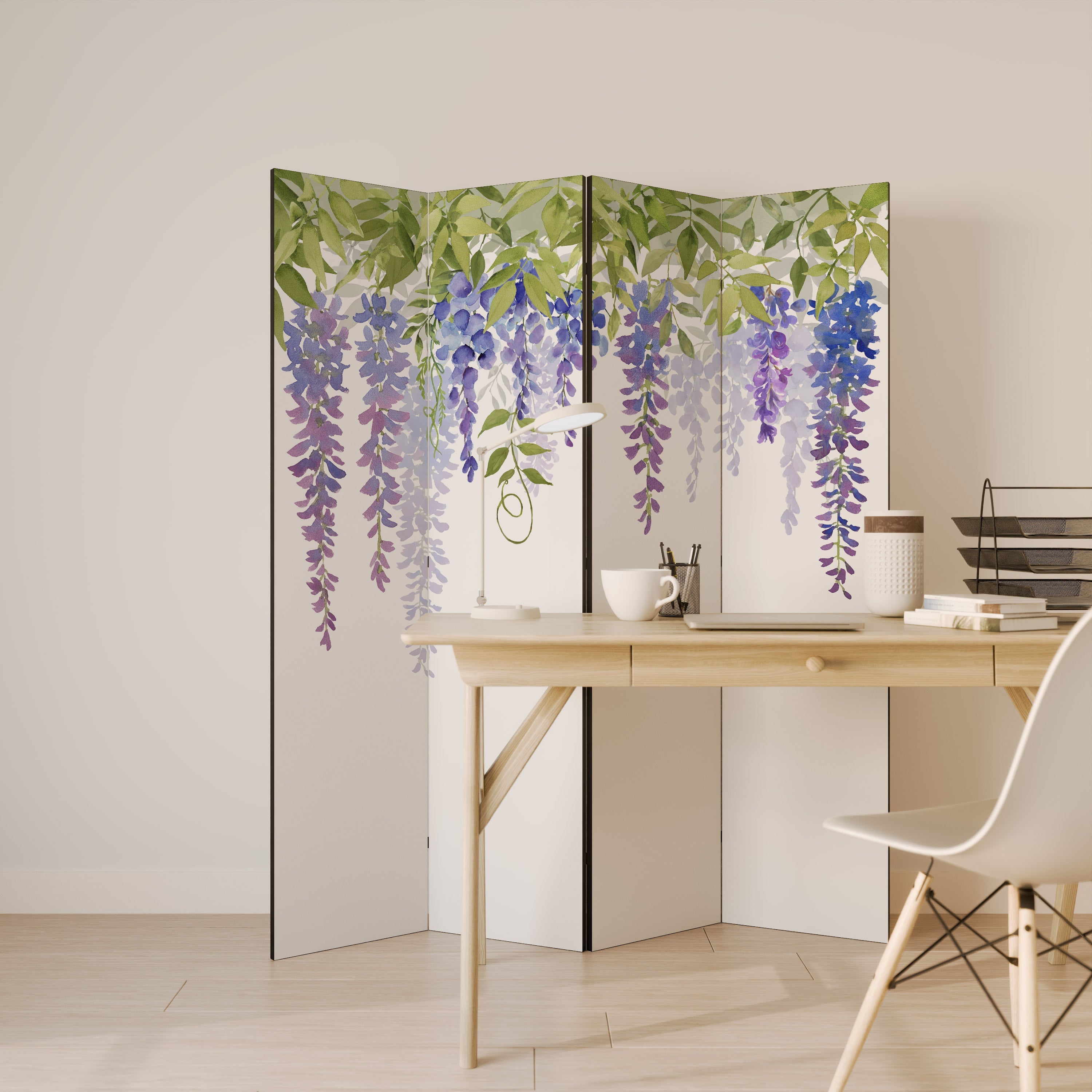 BOTANICAL BREEZE Dekorativer 4-teiliger Raumteiler