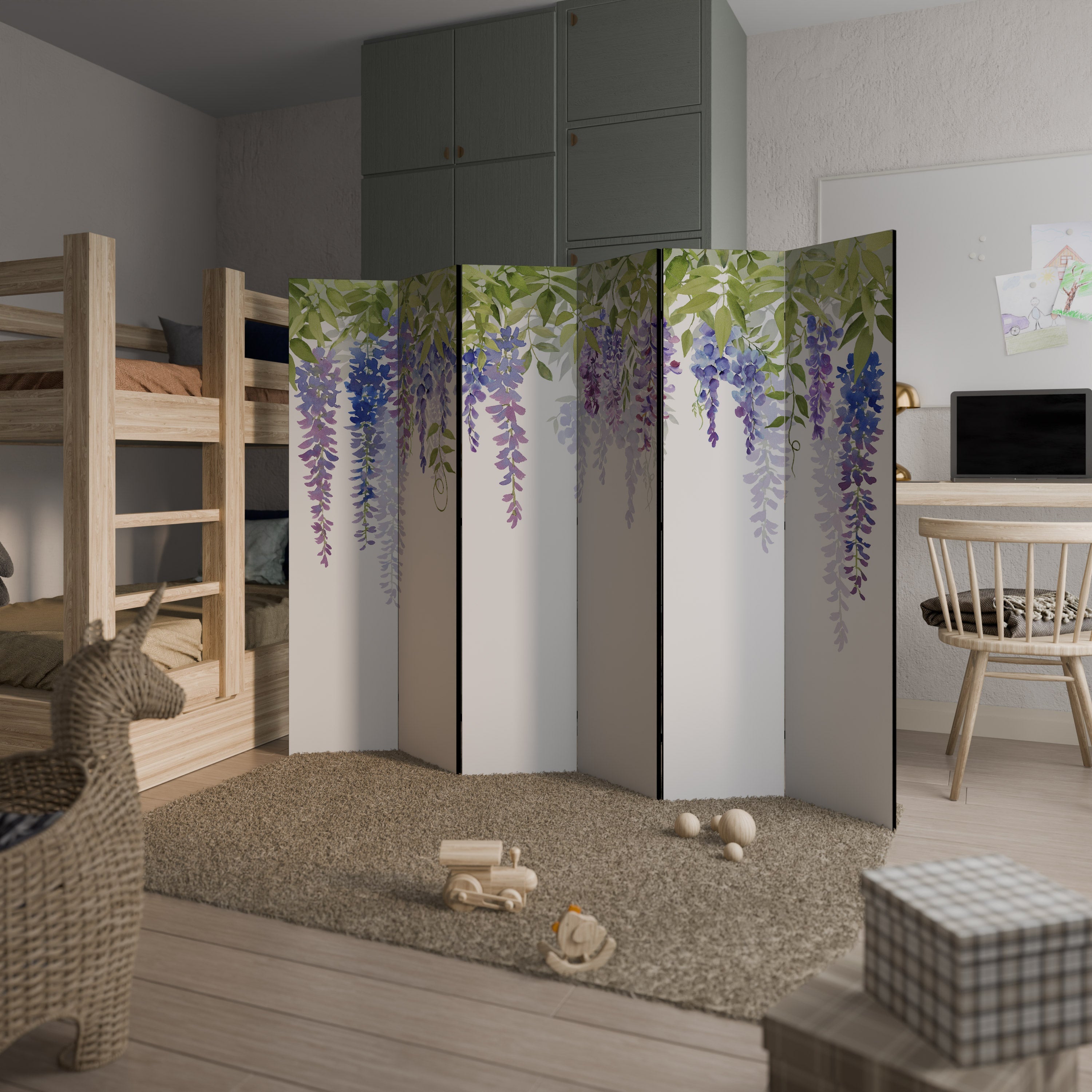 BOTANICAL BREEZE Dekorativer 6-teiliger Raumteiler