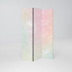 ELEGANT FLORAL FUSION Decorative 3-Panel Room Divider