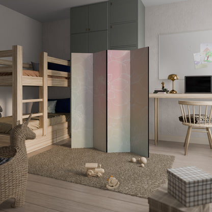ELEGANT FLORAL FUSION 4-teiliger Paravent