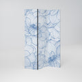 LUSH LINEAR BLOOMS 3-teiliger Paravent