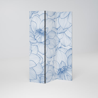 LUSH LINEAR BLOOMS 3-teiliger Paravent