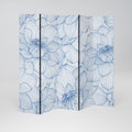 LUSH LINEAR BLOOMS 5-teiliger Paravent