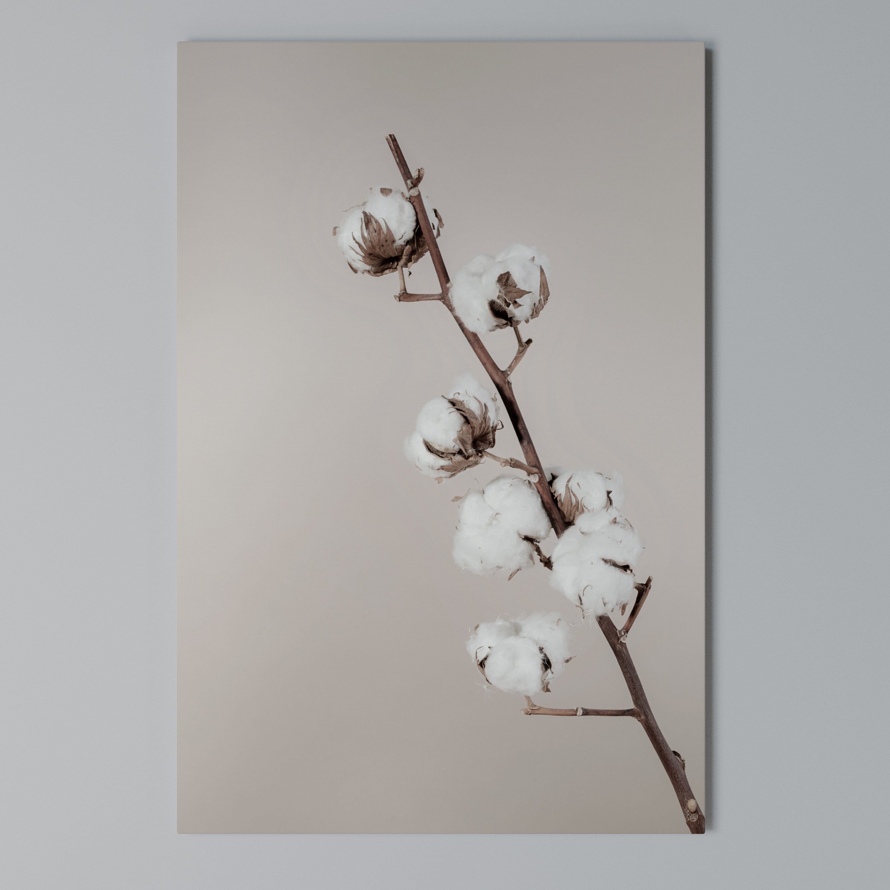 COTTON CLOUDS IN BALANCE Vertical Canvas Print