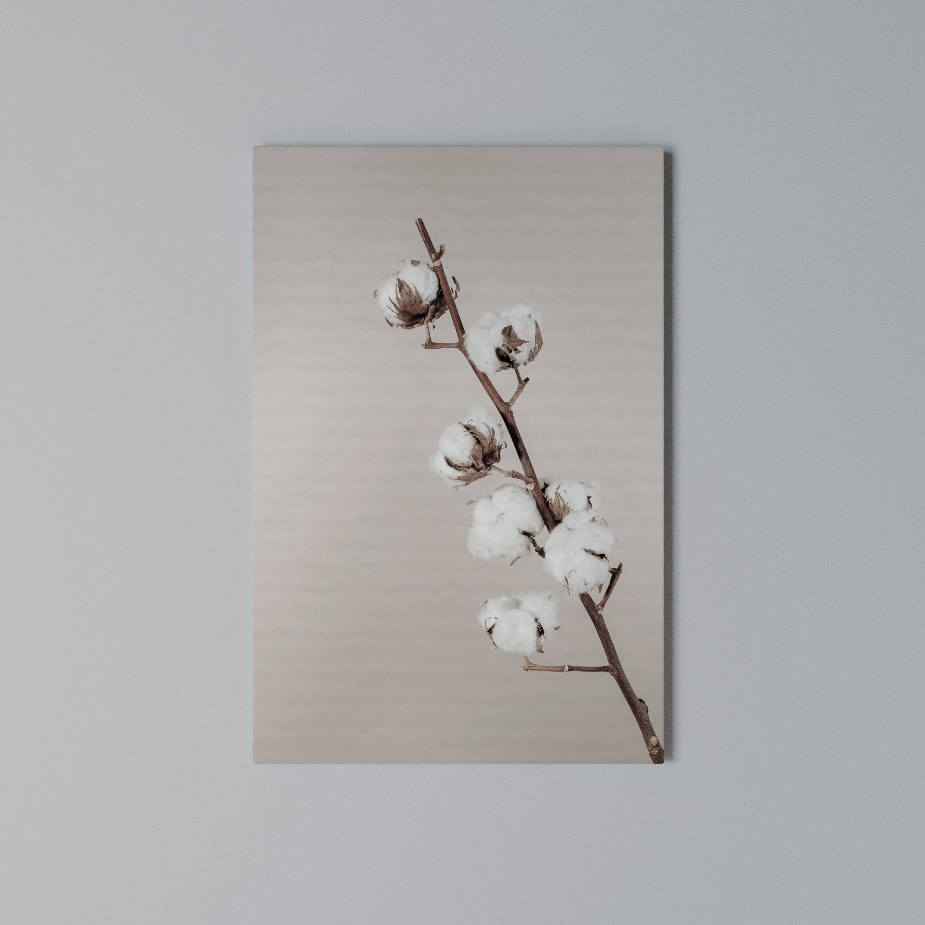 COTTON CLOUDS IN BALANCE Vertical Canvas Print
