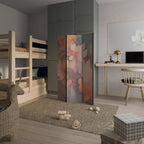 PETAL GRACE Dekorativer Paravent - 3-teilig