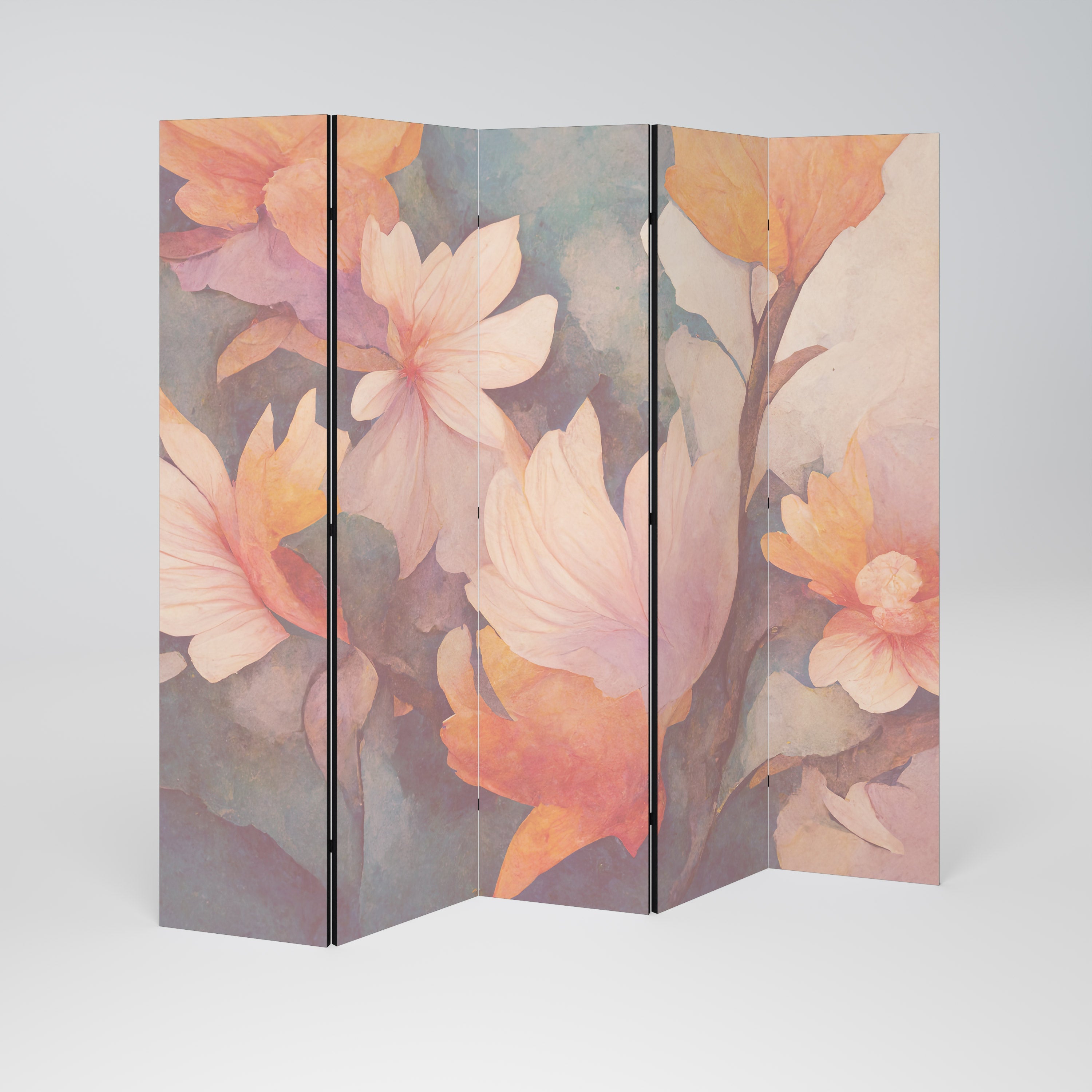PETAL GRACE Dekorativer 5-teiliger Raumteiler