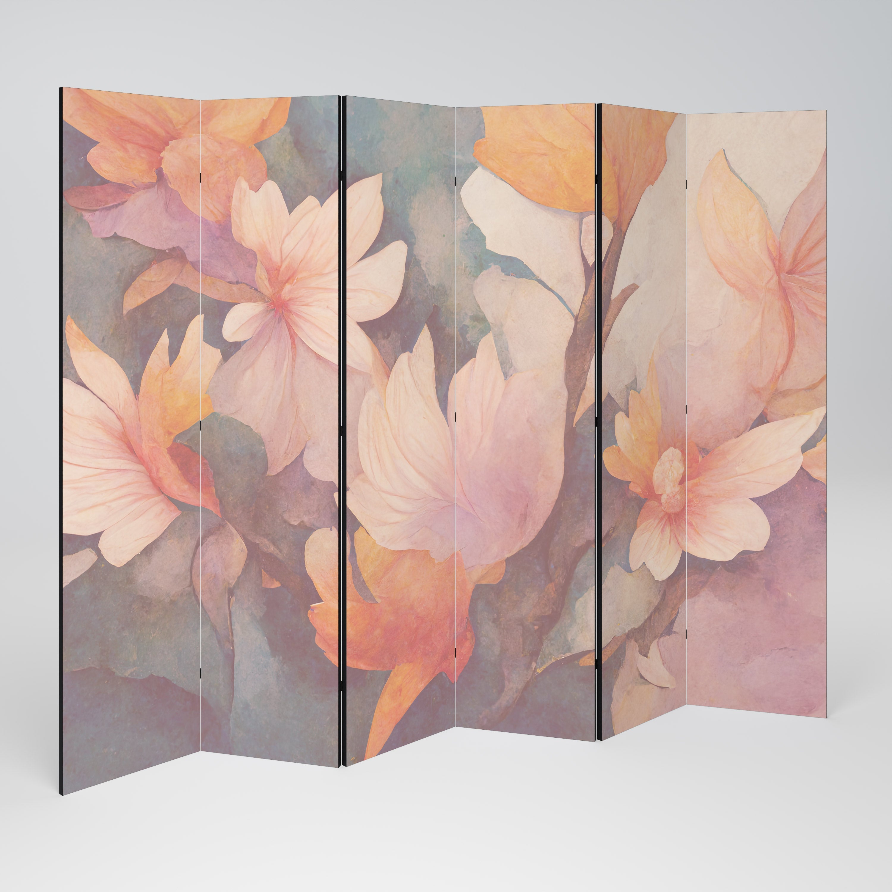 PETAL GRACE Dekorativer 6-teiliger Raumteiler
