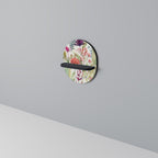 HERBAL FIESTA Ovales Kunstregal in Schwarz