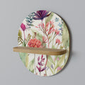 HERBAL FIESTA Oval Art Shelf In Oak Effect