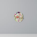 HERBAL FIESTA Oval Art Shelf In Oak Effect