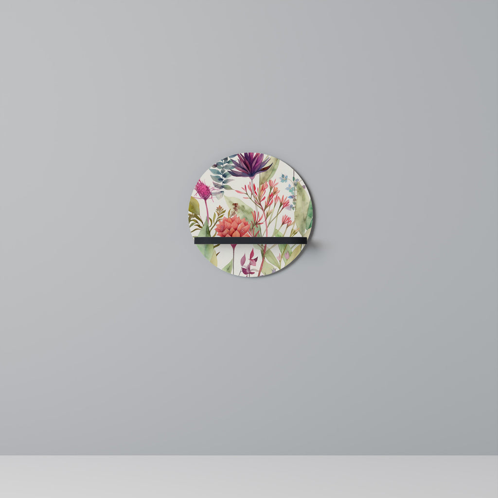 HERBAL FIESTA Rundes Kunstregal in Schwarz