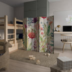 HERBAL FIESTA Dekorativer Paravent - 5-teilig