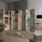 HERBAL FIESTA Decorative 6-Panel Room Divider