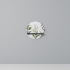 HERBAL DREAM Round Art Shelf In Black Finish