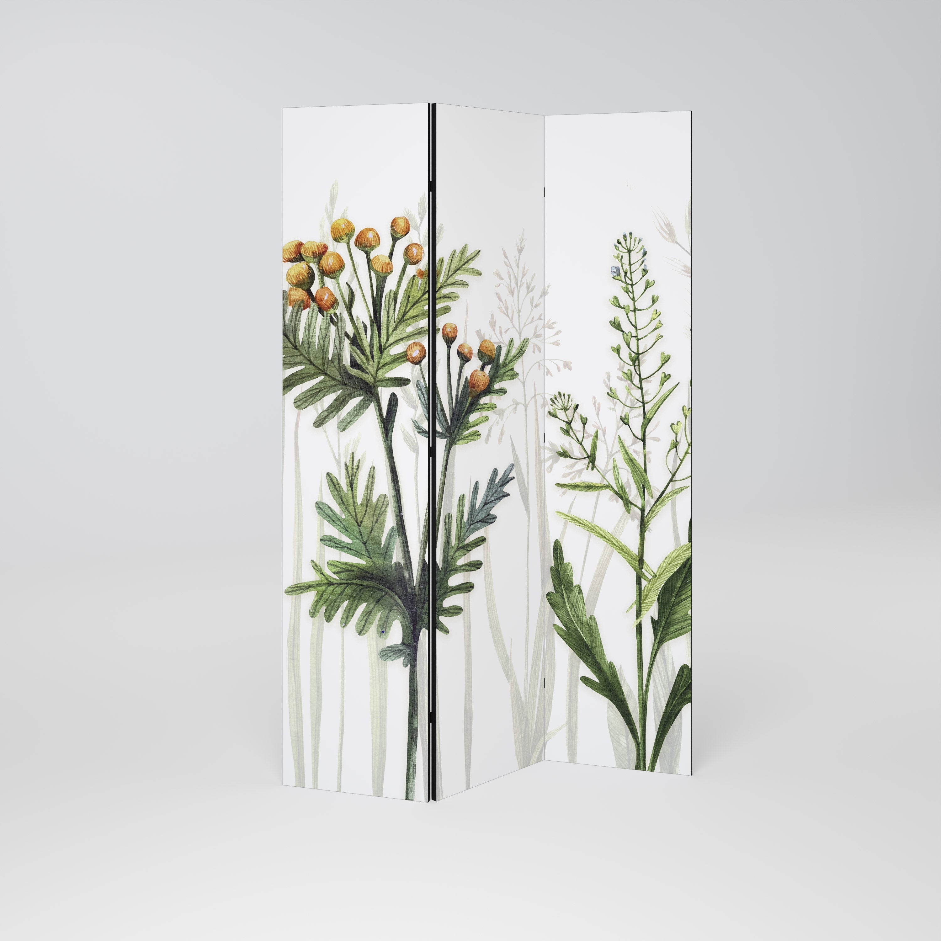 HERBAL DREAM Dekorativer 3-teiliger Raumteiler