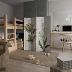 HERBAL DREAM Dekorativer Paravent - 4-teilig