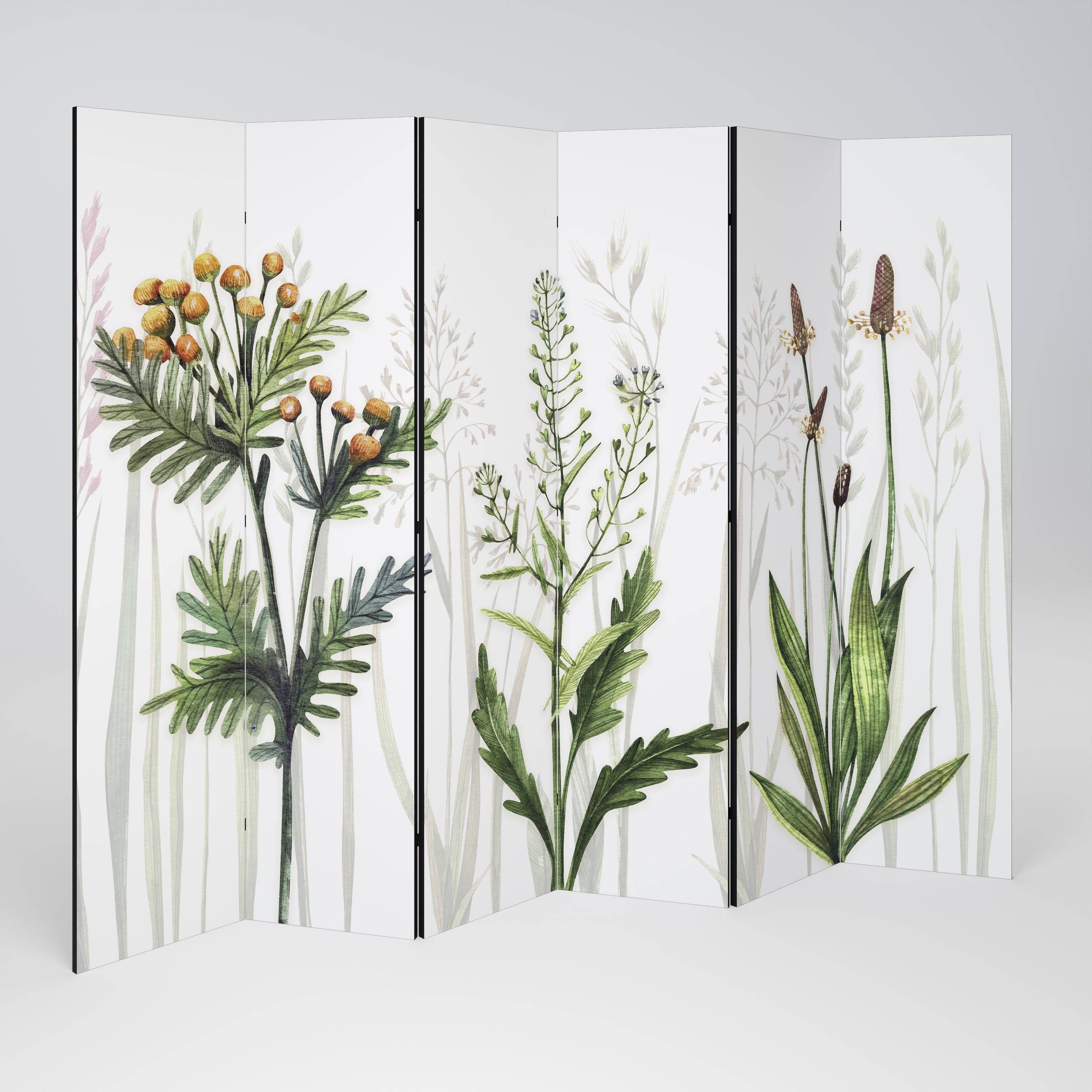 HERBAL DREAM Dekorativer 6-teiliger Raumteiler