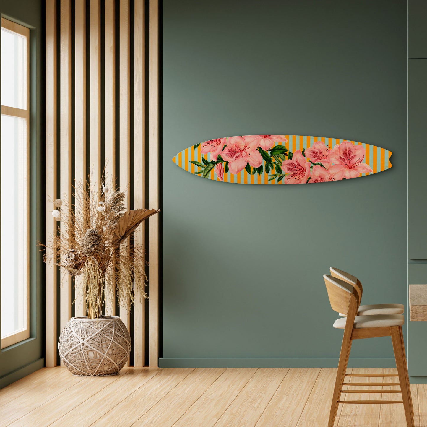 FRAGILE BEAUTY Deko-Surfboard
