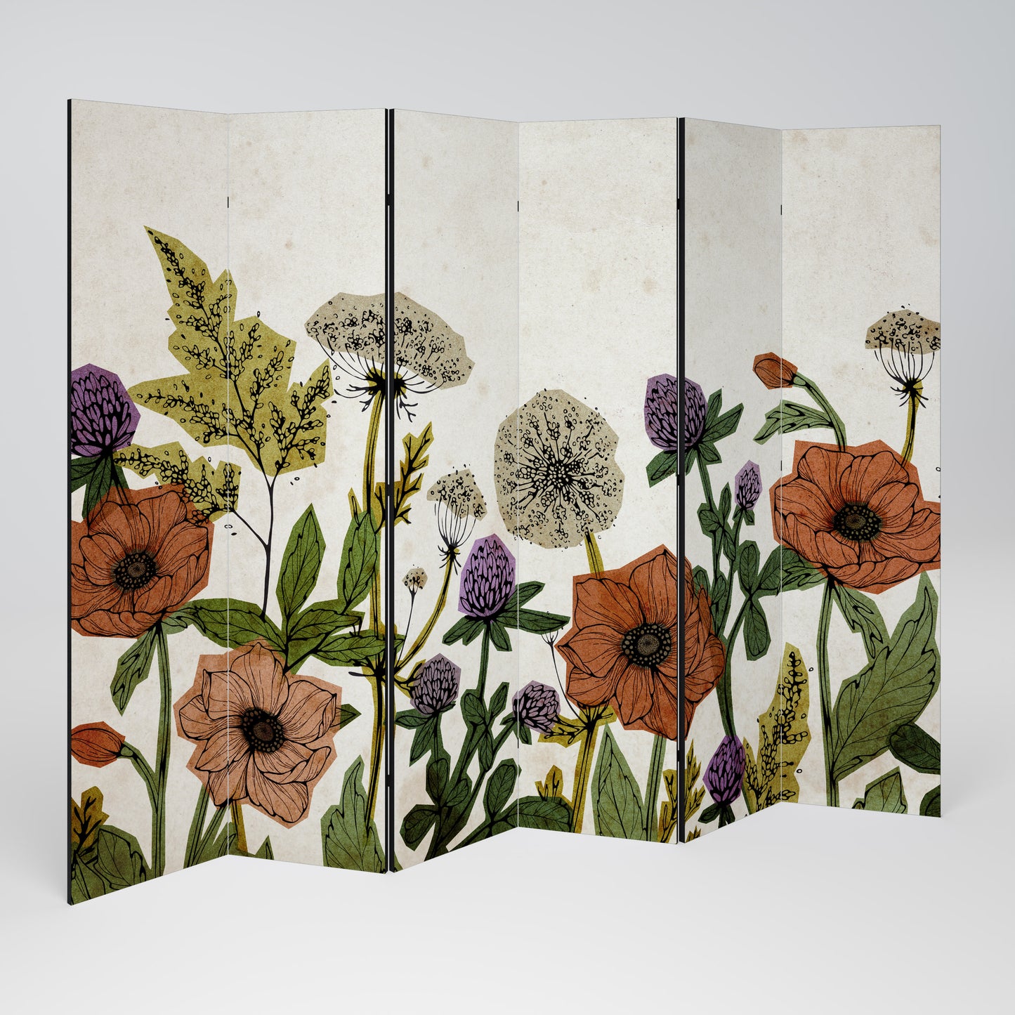 SPROUT ELEGANCE 6-teiliger Paravent