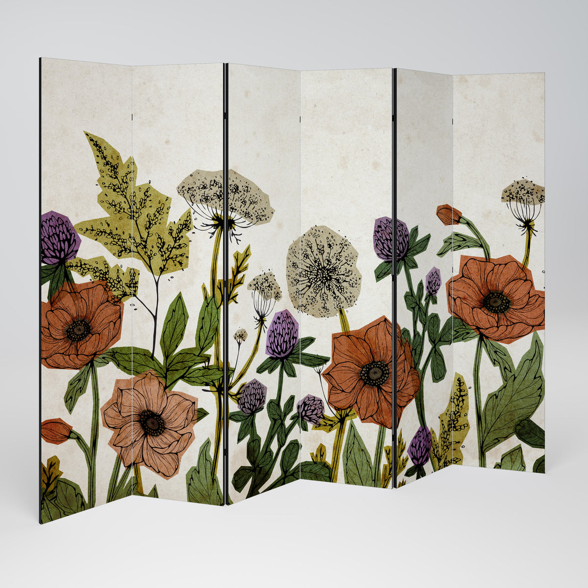 SPROUT ELEGANCE 6-teiliger Paravent