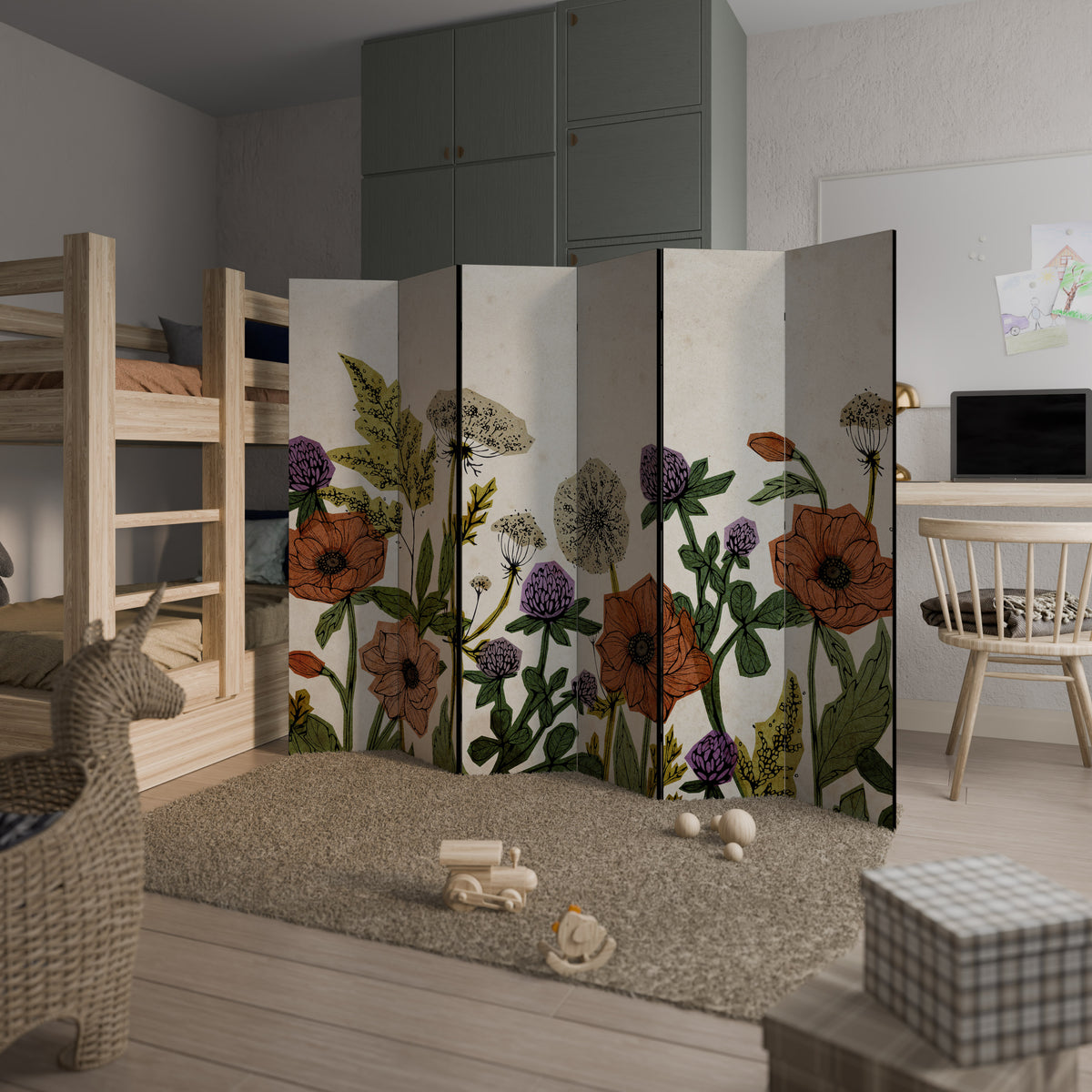 SPROUT ELEGANCE 6-teiliger Paravent