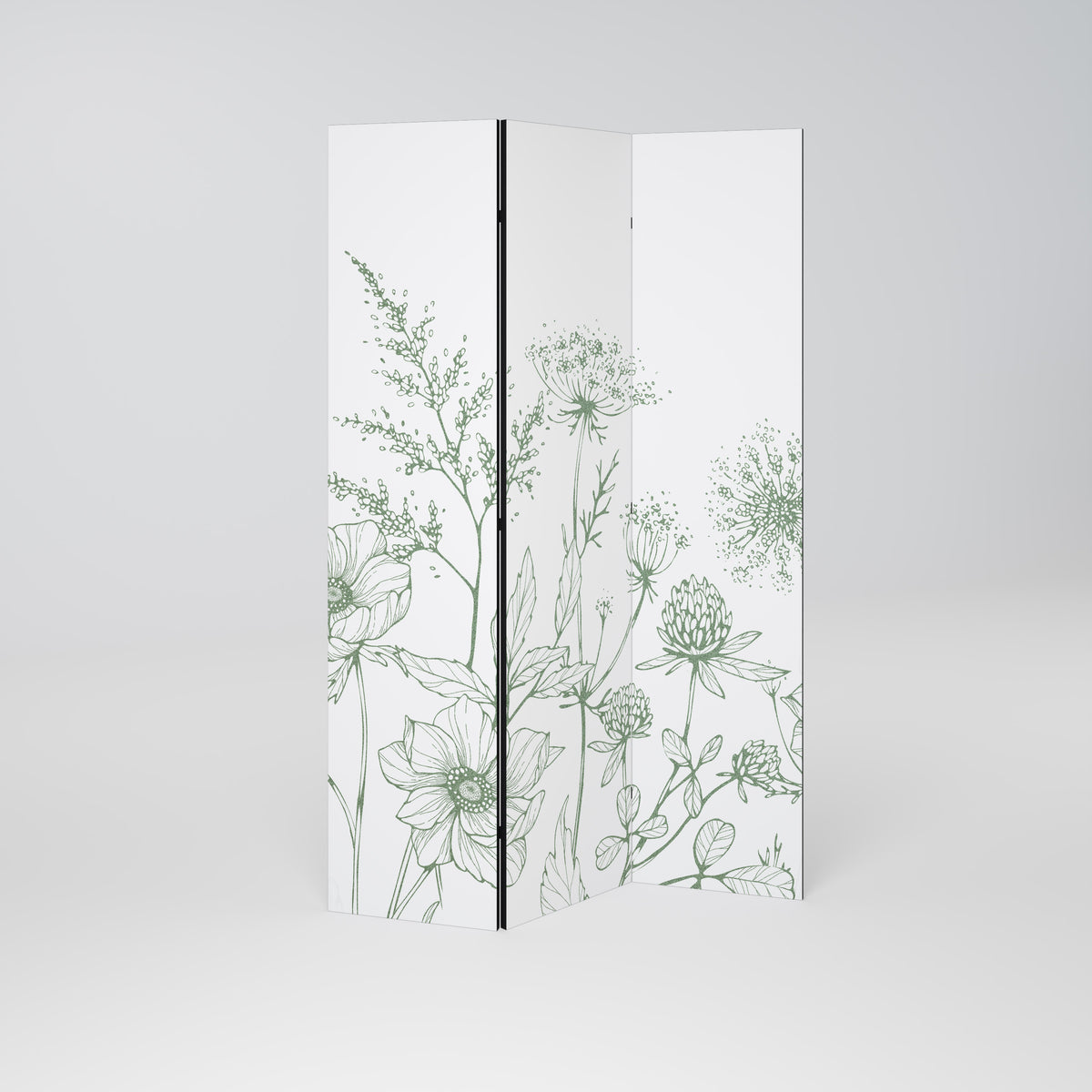 WILDER BEAUTY 3-teiliger Paravent