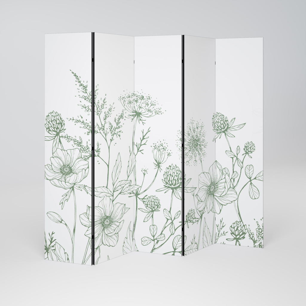 WILDER BEAUTY 5-teiliger Paravent