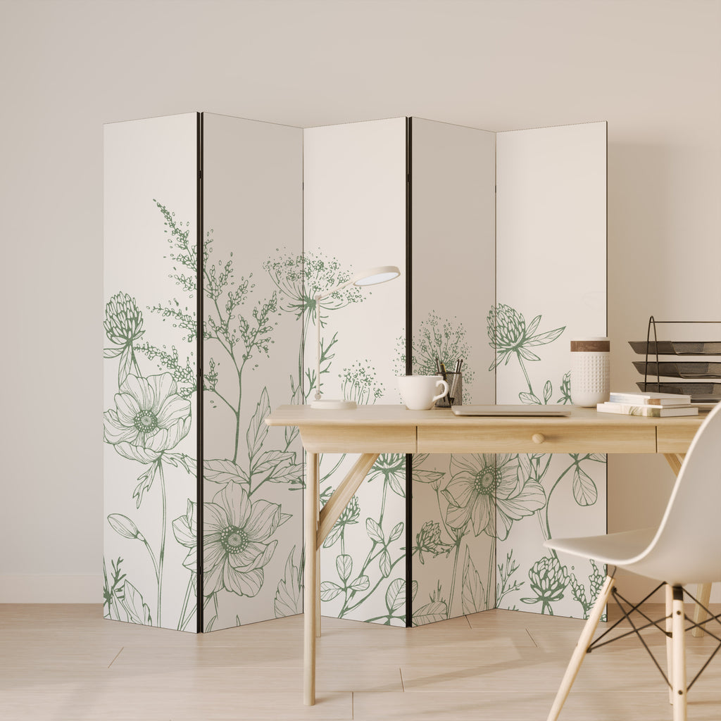 WILDER BEAUTY 5-teiliger Paravent