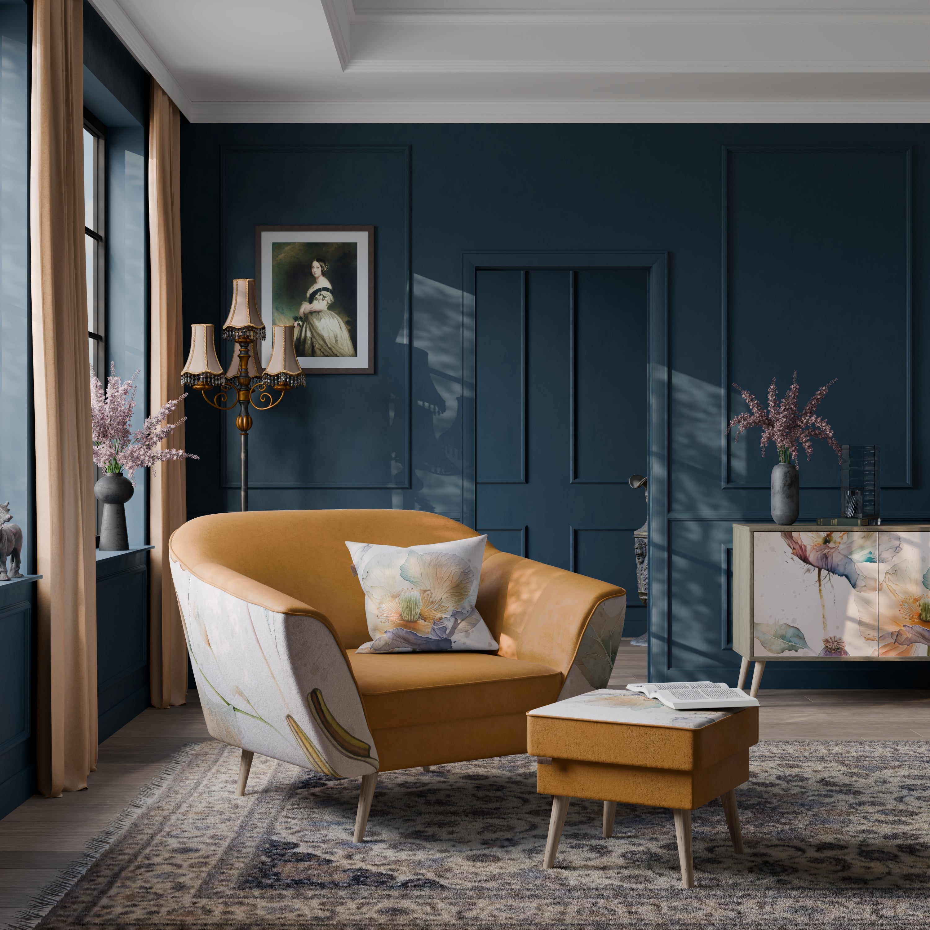 SOFTEN POPPY Sessel AURORA