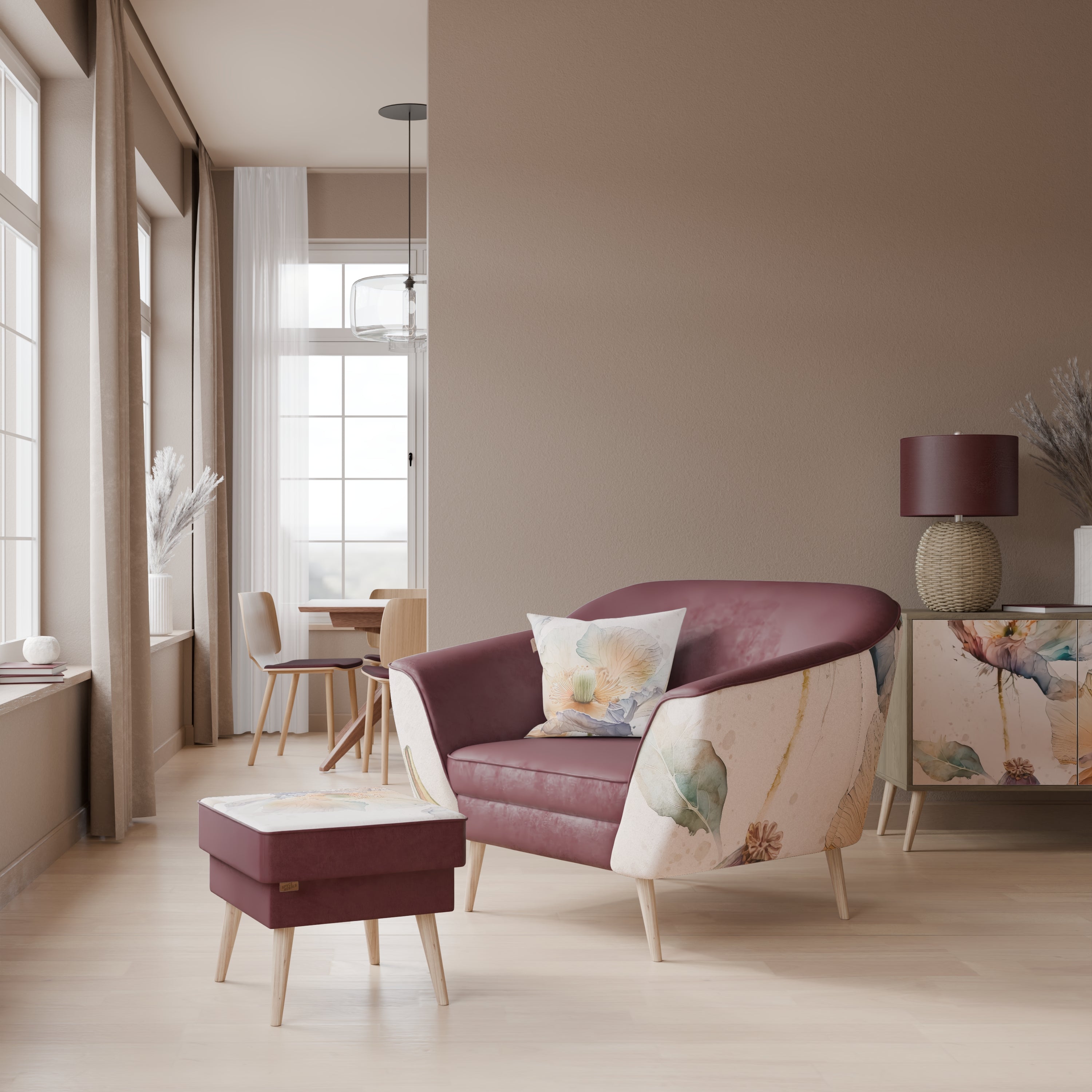 SOFTEN POPPY Sessel AURORA