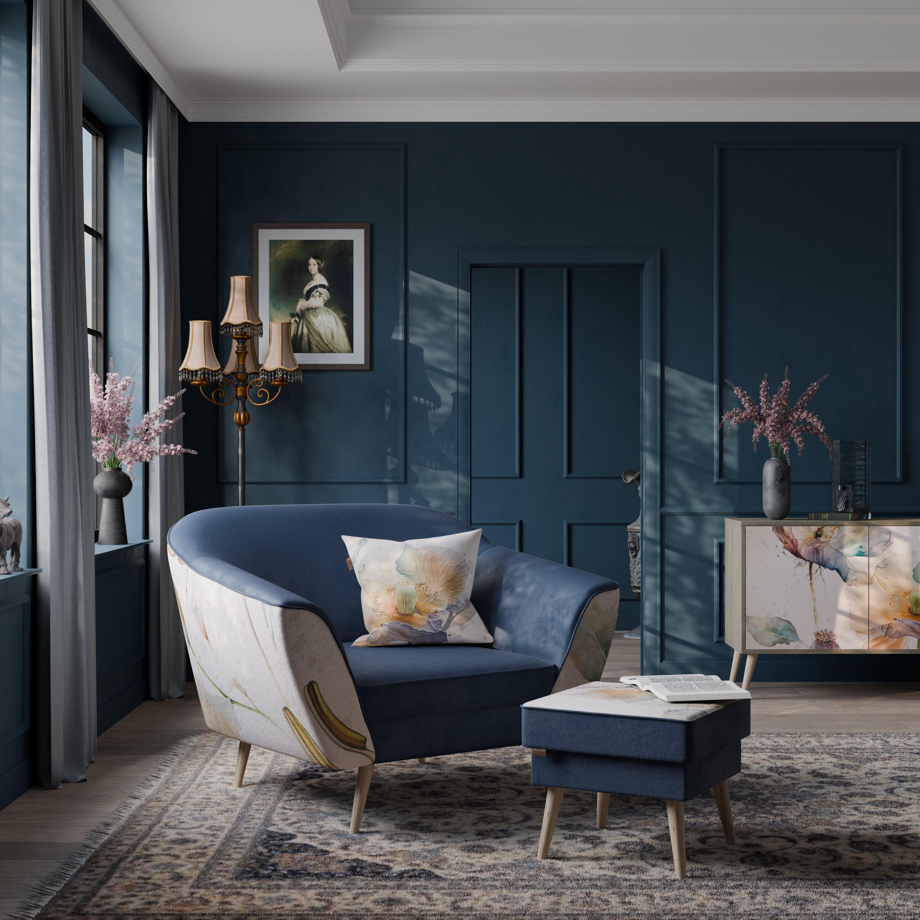 SOFTEN POPPY Sessel AURORA