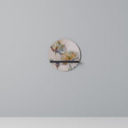 SOFTEN POPPY Rundes Kunstregal in Schwarz