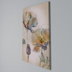 SOFTEN POPPY Vertical Canvas Print