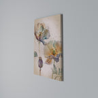 SOFTEN POPPY Vertical Canvas Print