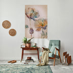 SOFTEN POPPY Selbstklebendes Poster - Hochformat