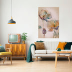 SOFTEN POPPY Selbstklebendes Poster - Hochformat