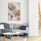 SOFTEN POPPY Selbstklebendes Poster - Hochformat