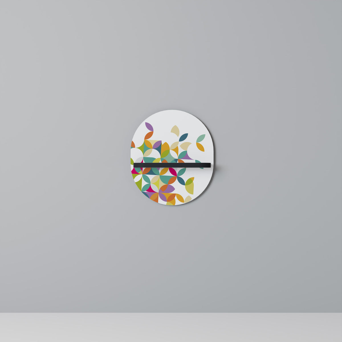 PIXEL BLOSSOM Dekoratives Wandregal